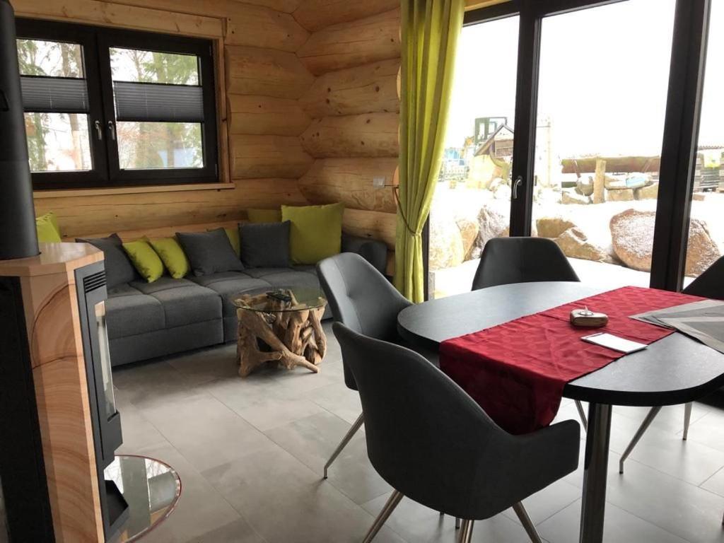 Naturstammhaus Und Appartements Zum Brockenbaecker Tanne Exteriör bild